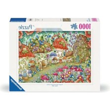 Frefly Store 1000 Parça Çiçekli Mantar Evler Yetişkin Puzzle