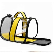 Frefly Store Kuş Taşıma Çantası, Tünekli ve Suluklu, Hava Kanallı, 33CMX23CMX22CM