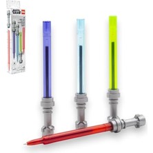 Frefly Store 4 Renkli Jel Kalem, Star Wars Temalı Işıltılı Tasarım