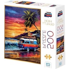 Frefly Store 500 Parça Sahildeki Karavan Puzzle, 48X33CM