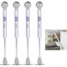 Frefly Store Dolap Amortisörü, Mutfak Dolabı Kapak Pistonu, 100N, 27CM, Yumuşak Kapanma, Kolay Montaj, 4 Adet