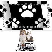 Frefly Store Su Geçirmez ve Kaymaz Evcil Hayvan Beslenme Matı - 50X35 cm