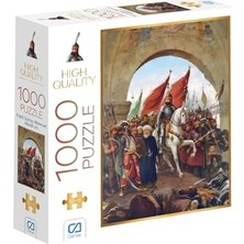 Frefly Store Fatih Sultan Mehmet 1000 Parça 2,2mm Kalınlık 48X68CM Profesyonel Hobi Puzzle Yapboz Serisi