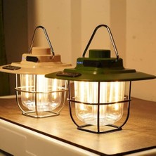 Frefly Store Kamp Lambası Feneri Vintage LED Kamp Feneri Suya Dayanıklı 5.000 Mah Açık Yürüyüş Için Kamp Işık Lambası Elektrik Kesintisi Acil Ev Arka Bahçe Verandası Balkon Teras          [ A++]
