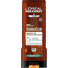 Frefly Store L'oréal Men Expert Barber Club Xxl Erkek Duş Jeli, Vücut, Saç ve Sakal Için, 400 ml