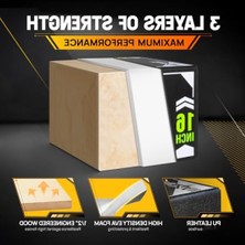 Frefly Store Çok Amaçlı Plyo Kutusu - 3 Yükseklik Seçeneği