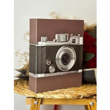 Frefly Store Rabsev Fotoğraf Albümü 10X15CM 200 Lük Renkli Fotoğraf Makinesi Desenli Anı Albümü