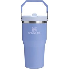 Frefly Store Stanley Buz Akışı Go 600ML/20OZ Flip Straw Wtr Btl Ortanca
