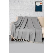 Frefly Store Denizli Concept Trendy Koltuk Örtüsü Gri 170 x 300