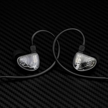 Frefly Store Gate In-Ear Monitor W/mic | Siyah | Sahne, Stüdyo Veya Odyofil Için Kulak Içi/ın-Ear Kablolu Monitör Kulaklık (Mikrofonlu Versiyonu)
