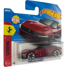Frefly Store Ferrari Lisanslı Model Araba, 1:64 Ölçekli, Kırmızı