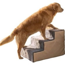 Frefly Store Ortopedik Merdiven 40X51X50 cm Kedi ve Köpekler Için Bej Renkli