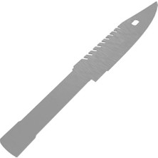 Frefly Store ® Hunter™ Bıçak Stili Bushcraft Mızrak Ucu