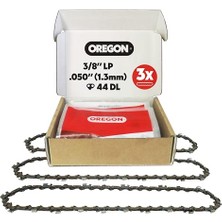 Frefly Store T44X3 Testere Zinciri, 3'lü Paket, Gri