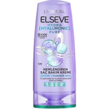 Frefly Store L'oreal Paris Elseve Hydra [hyaluronic] Pure Salisilik Asit Içeren Yağlanma Karşıtı Nemlendirici Saç Kremi 250 ml