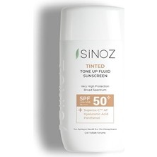 Frefly Store SPF50 Tinted Sıvı Yüz Güneş Kremi - Yeni Nesil Güneş Filtreleri ile Hibrit Formül 50ML