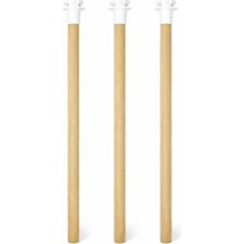 Frefly Store Tırtıklı Ahşap Kuş Tüneği, 25 cm Boyutuyla Kuşlar Için Ideal Bir Dinlenme Alanı Sağlar.