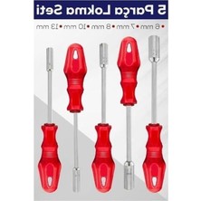 Frefly Store 5 Parça Lokma Tornavida Seti, Profesyonel Kullanım