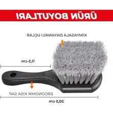 Frefly Store Yumuşak Kıllı Jant ve Davlumbaz Temizleme Fırçası