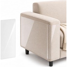 Frefly Store Kedi Koltuk Tırmalama Koruyucu 20X50 cm Şeffaf Yapışkanlı Mobilya Tırmalama Önleyici Koruma Bandı Beyaz Tek Ebat