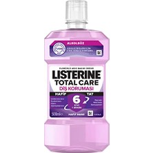 Frefly Store Listerine Total Care Hafif Naneli Florürlü Günlük Ağız Bakım Ürünü (1 x 500 Ml)