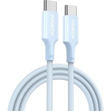 Frefly Store Hızlı Şarj Kablosu, 1 Metre Uzunlukta ve 100W Gücünde Örgülü Tasarımı ile Dayanıklı