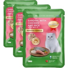 Frefly Store Pouch Tavuk ve Pirinçle Sardalye 85 gr (3 Paketi)