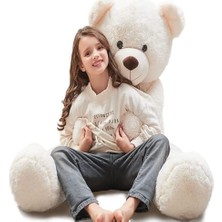 Frefly Store Sevgiliye Özel Hediye - 140 cm Papyonlu Peluş Ayıcık...