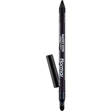 Frefly Store Smoky Eyes Mat Bitişli & Suya Dayanıklı Sünger Başlıklı Göz Kalemi