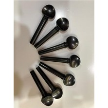 Frefly Store Abanoz Bağlama Saz Burgu Takımı, 7 Adet, Siyah
