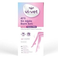 Frefly Store Vi-Vet Sir Ağda Bant Seti Pudralı (Yeni), 41 Adet