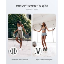 Frefly Store Kablosuz Ayarlanabilir Fitness Atlama Ipi, Akıllı Uygulama Destekli
