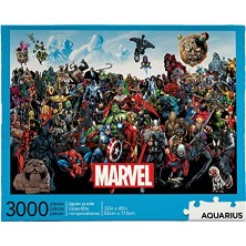 Frefly Store Kova Burcu Marvel Bulmaca Cast (3000 Parça Puzzle) - Resmen Lisanslı Marvel Mal ve Koleksiyon - Glare Free - Hassas Fit - Hemen Hemen Yok Dust Bulmaca - 32X45IN"