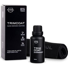 Frefly Store Nasiol Trimcoat Araç Plastik Yenileme ve Koruma Için Nano Seramik Kaplama-30 Ml-Plastik Onarıcı