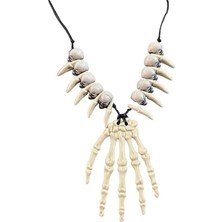Frefly Store Halloween Kurukafa Kemik Kolye
