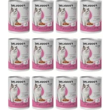 Frefly Store Tavuklu Yavru Kedi Konservesi, 400 Gr, 12 Adet Gravy Soslu