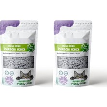 Frefly Store Kedi Kumu Koku Giderici Aktif Karbonlu - 300 gr (Lavanta) (2 Paket)