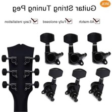 Frefly Store Akustik Gitar Burgusu - 3+3 Set, Vida ve Somun ile