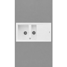 Teka STONE GRANİT EVYE 1,5 GÖZLÜ BEYAZ (115360005)
