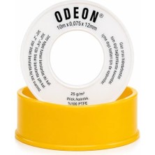 Frefly Store Teflon Bant 12MM x 10M – Su Tesisat Bandı, Sızdırmazlık Bandı, Musluk ve Boru Bağlantıları Için Ptfe Bant