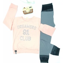 Popshops Kız Çocuk Spor Taytlı Takım