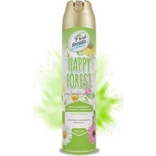 Frefly Store Fresh Breath Happy Forest 300 ml Aerosol Koku | Araç ve Oda Için Ferah ve Kalıcı Aroma