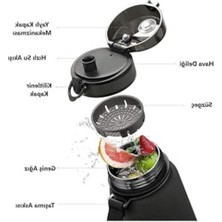 Frefly Store Sızdırmaz Tritan Su Matarası, 500 ml Kapasite, Motivasyonel