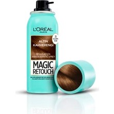 Frefly Store L'oreal Paris Magic Retouch Beyaz Dipleri Kapatıcı Sprey 75 ml - Altın Kahverengi