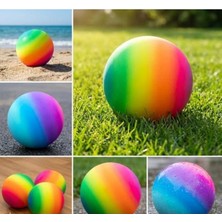 Frefly Store Fosforlu Mini Plastik Bahçe Topu, 15 cm Çapında