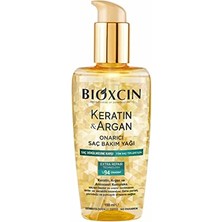 Frefly Store Bioxcin Keratin & Argan Onarıcı Saç Bakım Yağı 150 ml – Yıpranmış Saçlar Için Nemlendirici ve Parlaklık Veren Bakım