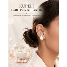 Hace Bazaar Bluetooth Bağlantılı Küpeli Kablosuz Kulaklık Uzun Pil Ömrü