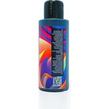 Frefly Store Çok Amaçlı Su Bazlı Akrilik Boya, 120ML, Ahşap, Cam, Seramik, Metal, Kumaş, Plastik Için (Siyah)