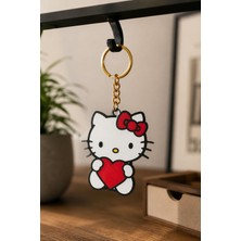 Wowolab Hello Kitty Kalpli Figürlü Anahtarlık 3D Baskı Pla Çanta Aksesuarı