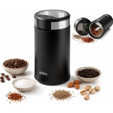 tp Buğz Kahve - Baharat Öğütücü Makine 2 Bıçaklı Çelik Öğütme Haznesi 50GR Öğütme Ac MOTOR=200W SCM-9044 BX40